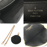 LOUIS VUITTON ルイヴィトン ニューウェーブ ミュルティポシェット ノワール M56461 レディース カーフレザー ショルダーバッグ Aランク 中古 銀蔵