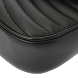 LOUIS VUITTON ルイヴィトン ニューウェーブ ミュルティポシェット ノワール M56461 レディース カーフレザー ショルダーバッグ Aランク 中古 銀蔵