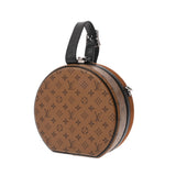 LOUIS VUITTON ルイヴィトン モノグラムリバース プティポワットシャポー ブラウン M51481 レディース モノグラムリバース/レオパード ショルダーバッグ Aランク 中古 銀蔵