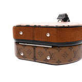 LOUIS VUITTON ルイヴィトン モノグラムリバース プティポワットシャポー ブラウン M51481 レディース モノグラムリバース/レオパード ショルダーバッグ Aランク 中古 銀蔵