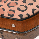 LOUIS VUITTON ルイヴィトン モノグラムリバース プティポワットシャポー ブラウン M51481 レディース モノグラムリバース/レオパード ショルダーバッグ Aランク 中古 銀蔵