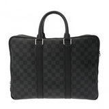 LOUIS VUITTON ルイヴィトン ダミエグラフィット イカール NM ブラック N40007 メンズ ダミエキャンバス ビジネスバッグ ABランク 中古 銀蔵