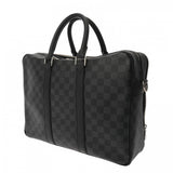 LOUIS VUITTON ルイヴィトン ダミエグラフィット イカール NM ブラック N40007 メンズ ダミエキャンバス ビジネスバッグ ABランク 中古 銀蔵