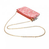 LOUIS VUITTON ルイヴィトン LVクラフティ ポシェットドゥーブルジップ 2020AWモデル ルージュ/ブロン M69507 レディース レザー ポーチ Aランク 中古 銀蔵