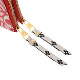 LOUIS VUITTON ルイヴィトン LVクラフティ ポシェットドゥーブルジップ 2020AWモデル ルージュ/ブロン M69507 レディース レザー ポーチ Aランク 中古 銀蔵