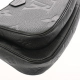 LOUIS VUITTON ルイヴィトン モノグラムアンプラント ミュルティ ポシェット アクセソワール ノワール M80399 レディース レザー ショルダーバッグ Aランク 中古 銀蔵