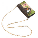 LOUIS VUITTON ルイヴィトン モノグラム ポシェットフェリシー ヴィヴィエンヌ ブラウン M80992 レディース モノグラムキャンバス ショルダーバッグ Aランク 中古 銀蔵