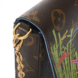 LOUIS VUITTON ルイヴィトン モノグラム ポシェットフェリシー ヴィヴィエンヌ ブラウン M80992 レディース モノグラムキャンバス ショルダーバッグ Aランク 中古 銀蔵