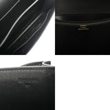 HERMES エルメス コンスタンス 3 ミニ 18 ミロワール ブラック B刻印(2023年頃) レディース ボックスカーフ ショルダーバッグ ABランク 中古 銀蔵