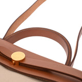 HERMES エルメス エールバッグ ジップ PM フォーブ/ベトン Z刻印(2021年頃) レディース ヴァッシュハンター/トワルミリタリー ハンドバッグ Aランク 中古 銀蔵
