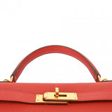 HERMES エルメス ケリー 28 内縫い ヴァーミリオン T刻印(2015年頃) レディース トリヨンクレマンス ハンドバッグ Aランク 中古 銀蔵