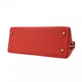 HERMES エルメス ケリー 28 内縫い ヴァーミリオン T刻印(2015年頃) レディース トリヨンクレマンス ハンドバッグ Aランク 中古 銀蔵