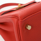 HERMES エルメス ケリー 28 内縫い ヴァーミリオン T刻印(2015年頃) レディース トリヨンクレマンス ハンドバッグ Aランク 中古 銀蔵