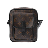 LOUIS VUITTON ルイヴィトン モノグラムマカサー クリストファーウエアラブルウォレット ブラウン/黒 M69404 メンズ モノグラムキャンバス ショルダーバッグ ABランク 中古 銀蔵