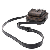 LOUIS VUITTON ルイヴィトン モノグラムマカサー クリストファーウエアラブルウォレット ブラウン/黒 M69404 メンズ モノグラムキャンバス ショルダーバッグ ABランク 中古 銀蔵