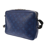 LOUIS VUITTON ルイヴィトン タイガラマ アウトドアメッセンジャー PM コバルト M30242 メンズ モノグラムキャンバス/レザー ショルダーバッグ ABランク 中古 銀蔵