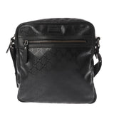 GUCCI グッチ GGインプリメ ブラック 201448 ユニセックス PVC ショルダーバッグ Bランク 中古 銀蔵