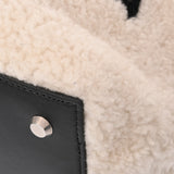 BALENCIAGA バレンシアガ デューティフリー スモールトートバッグ ホワイト/ブラック 759941 レディース ボア レザー トートバッグ Aランク 中古 銀蔵