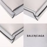 BALENCIAGA バレンシアガ ショッピングフォンホルダー シルバー 593826 レディース レザー ショルダーバッグ ABランク 中古 銀蔵