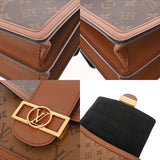LOUIS VUITTON ルイヴィトン モノグラムリバース ドーフィーヌ MM キャメル/ブラウン M44391 レディース モノグラムキャンバス ショルダーバッグ Aランク 中古 銀蔵