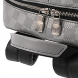 LOUIS VUITTON ルイヴィトン ダミエアンフィニ バックパック シルバー N40096 メンズ レザー リュック・デイパック Bランク 中古 銀蔵