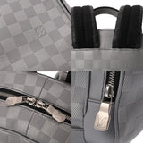 LOUIS VUITTON ルイヴィトン ダミエアンフィニ バックパック シルバー N40096 メンズ レザー リュック・デイパック Bランク 中古 銀蔵