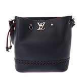 LOUIS VUITTON ルイヴィトン ロックミー バケット NV 2WAY マリーヌルージュ M54681 レディース カーフ ショルダーバッグ ABランク 中古 銀蔵