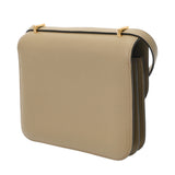 HERMES エルメス コンスタンス3 ミニ 18 ミロワール ベージュマルファ B刻印(2023年頃) レディース ヴォースイフト ショルダーバッグ Aランク 中古 銀蔵