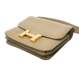 HERMES エルメス コンスタンス3 ミニ 18 ミロワール ベージュマルファ B刻印(2023年頃) レディース ヴォースイフト ショルダーバッグ Aランク 中古 銀蔵