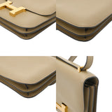 HERMES エルメス コンスタンス3 ミニ 18 ミロワール ベージュマルファ B刻印(2023年頃) レディース ヴォースイフト ショルダーバッグ Aランク 中古 銀蔵