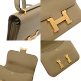 HERMES エルメス コンスタンス3 ミニ 18 ミロワール ベージュマルファ B刻印(2023年頃) レディース ヴォースイフト ショルダーバッグ Aランク 中古 銀蔵