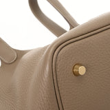 HERMES エルメス ピコタン ロック MM エトゥープ B刻印(2023年頃) レディース トリヨンクレマンス ハンドバッグ Aランク 中古 銀蔵