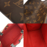 LOUIS VUITTON ルイヴィトン モノグラムリバース オンザゴー MM ブラウン M45321 レディース モノグラムキャンバス ハンドバッグ ABランク 中古 銀蔵