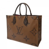 LOUIS VUITTON ルイヴィトン モノグラムリバース オンザゴー MM ブラウン M45321 レディース モノグラムキャンバス ハンドバッグ ABランク 中古 銀蔵