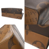 LOUIS VUITTON ルイヴィトン モノグラムリバース オンザゴー MM ブラウン M45321 レディース モノグラムキャンバス ハンドバッグ ABランク 中古 銀蔵