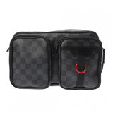 LOUIS VUITTON ルイヴィトン ダミエグラフィット ユーティリティー メッセンジャー ブラック N40280 メンズ ダミエグラフィットキャンバス ショルダーバッグ ABランク 中古 銀蔵