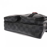 LOUIS VUITTON ルイヴィトン ダミエグラフィット ユーティリティー メッセンジャー ブラック N40280 メンズ ダミエグラフィットキャンバス ショルダーバッグ ABランク 中古 銀蔵