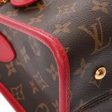 LOUIS VUITTON ルイヴィトン モノグラム ポパンクール PM ルージュ M43433 レディース モノグラムキャンバス ハンドバッグ Bランク 中古 銀蔵