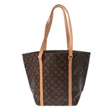 LOUIS VUITTON ルイヴィトン モノグラム サックショッピング ブラウン M51108 レディース モノグラムキャンバス トートバッグ Aランク 中古 銀蔵