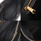 PRADA プラダ ロゴトート ベージュ レディース キャンバス レザー トートバッグ Bランク 中古 銀蔵