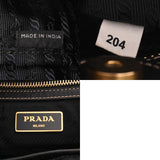 PRADA プラダ ロゴトート ベージュ レディース キャンバス レザー トートバッグ Bランク 中古 銀蔵