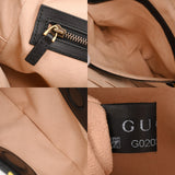 GUCCI グッチ GGマーモント ゴースト ブラック/マルチ 443499 レディース レザー ショルダーバッグ Bランク 中古 銀蔵