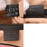GUCCI グッチ GGマーモント ゴースト ブラック/マルチ 443499 レディース レザー ショルダーバッグ Bランク 中古 銀蔵