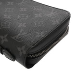LOUIS VUITTON ルイヴィトン モノグラムエクリプス ジッピー XL トラベルケース 黒/グレー M61698 メンズ モノグラムキャンバス セカンドバッグ Bランク 中古 銀蔵