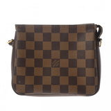 LOUIS VUITTON ルイヴィトン ダミエ トゥルースメイクアップ ブラウン N51982 レディース ダミエキャンバス アクセサリーポーチ ABランク 中古 銀蔵