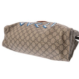 GUCCI グッチ GGスプリーム 2WAYトートバッグ ベージュ/ブラウン 463491 レディース GGスプリームキャンバス/レザー ショルダーバッグ ABランク 中古 銀蔵