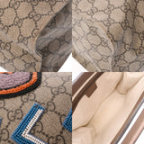 GUCCI グッチ GGスプリーム 2WAYトートバッグ ベージュ/ブラウン 463491 レディース GGスプリームキャンバス/レザー ショルダーバッグ ABランク 中古 銀蔵