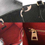LOUIS VUITTON ルイヴィトン モノグラムアンプラント オンザゴー PM 2WAY ブラック/ベージュ M45659 レディース レザー ハンドバッグ ABランク 中古 銀蔵