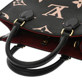 LOUIS VUITTON ルイヴィトン モノグラムアンプラント オンザゴー PM 2WAY ブラック/ベージュ M45659 レディース レザー ハンドバッグ ABランク 中古 銀蔵