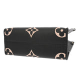 LOUIS VUITTON ルイヴィトン モノグラムアンプラント オンザゴー PM 2WAY ブラック/ベージュ M45659 レディース レザー ハンドバッグ ABランク 中古 銀蔵